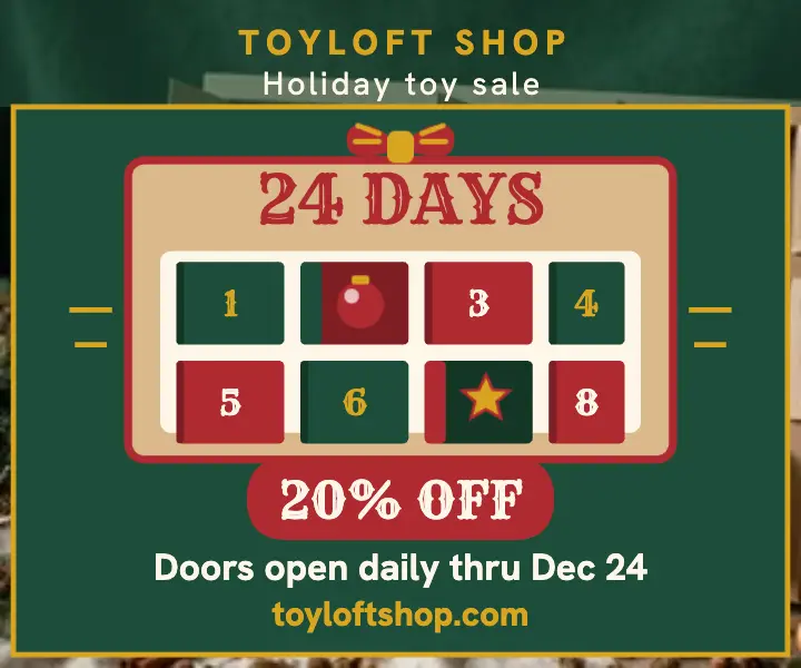Toyloft Shop advent sale ad template