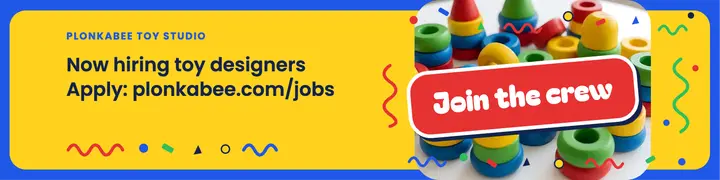 Toy studio hiring LinkedIn banner, kidcore candy template