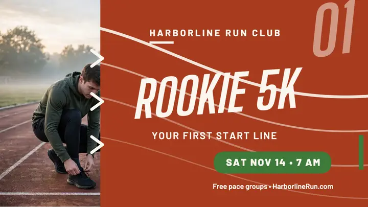 Harborline rookie 5K thumbnail template