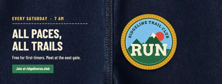 Trail run club embroidered patch facebook cover: trail run club cover template