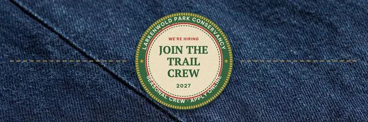 Join the trail crew embroidered patch header template