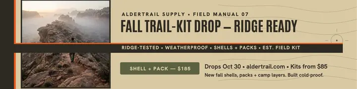 Aldertrail fall trail-kit drop banner template