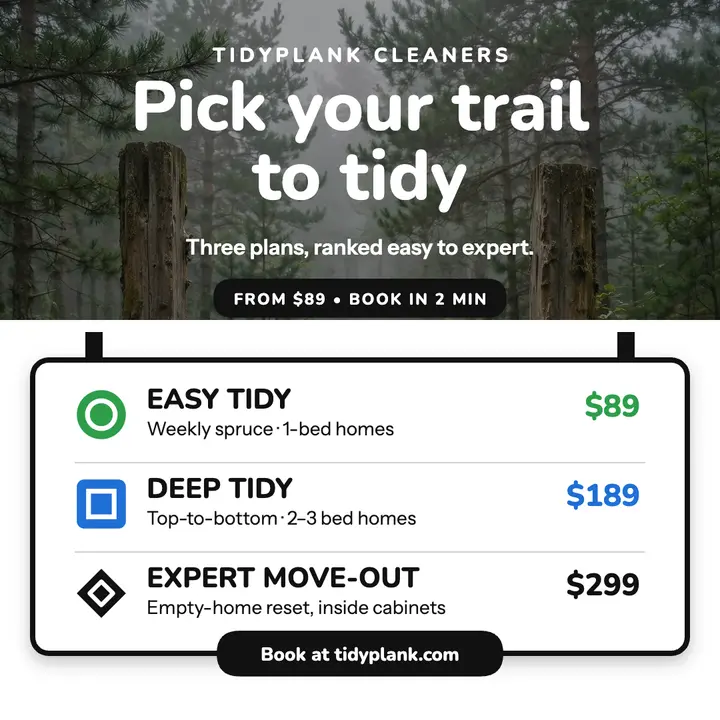 Tidyplank trail tier cleaning plans post template