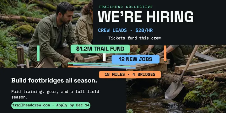 Trailhead Collective crew leads hiring post template