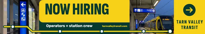 Tarn Valley Transit now hiring cover: transit hiring linkedin cover template
