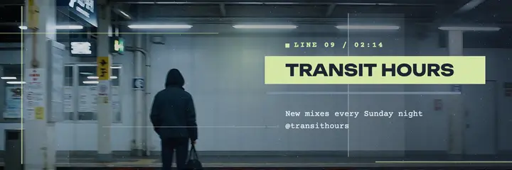 Transit Hours ambient mix header, soft club template