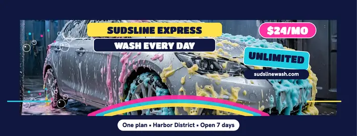 Sudsline Express unlimited wash cover template