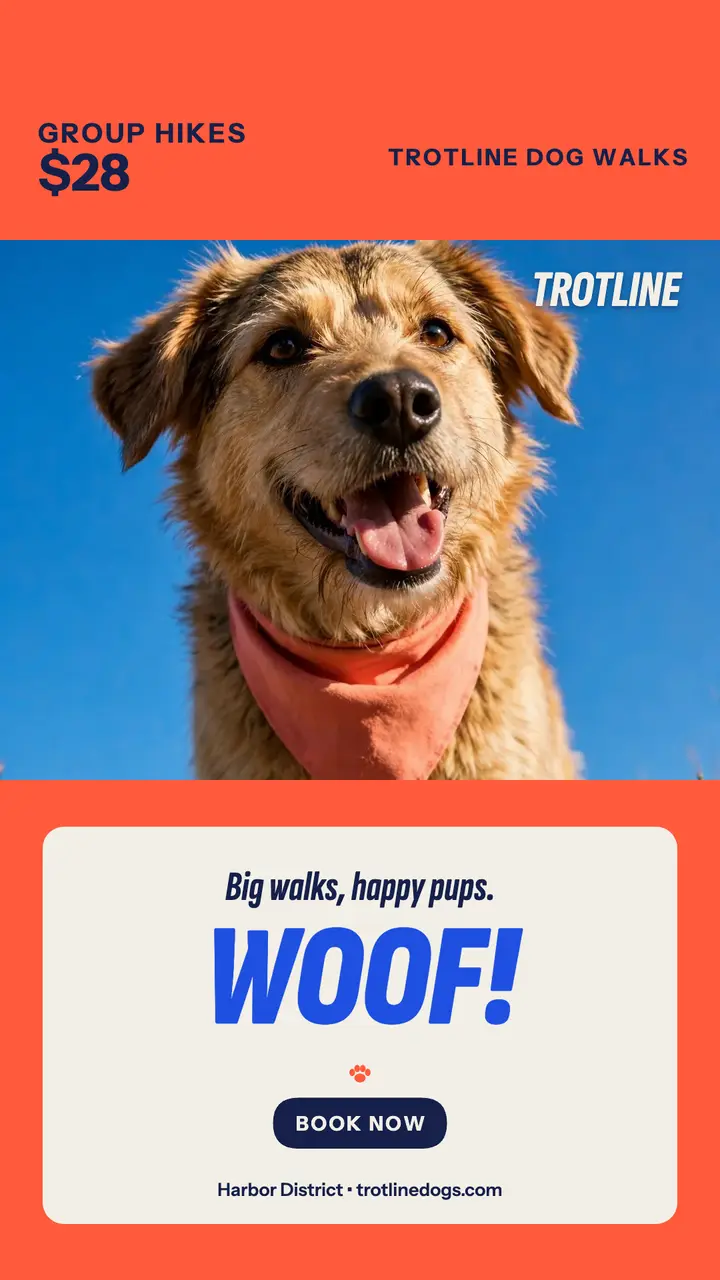 Trotline big-sky dog walks story template
