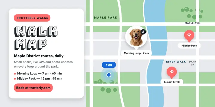 Trotterly Walks service map post template