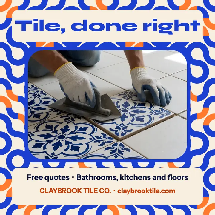 Tile, done right installer promo post template