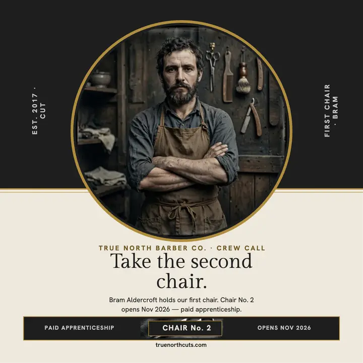 True North crew call tintype post template