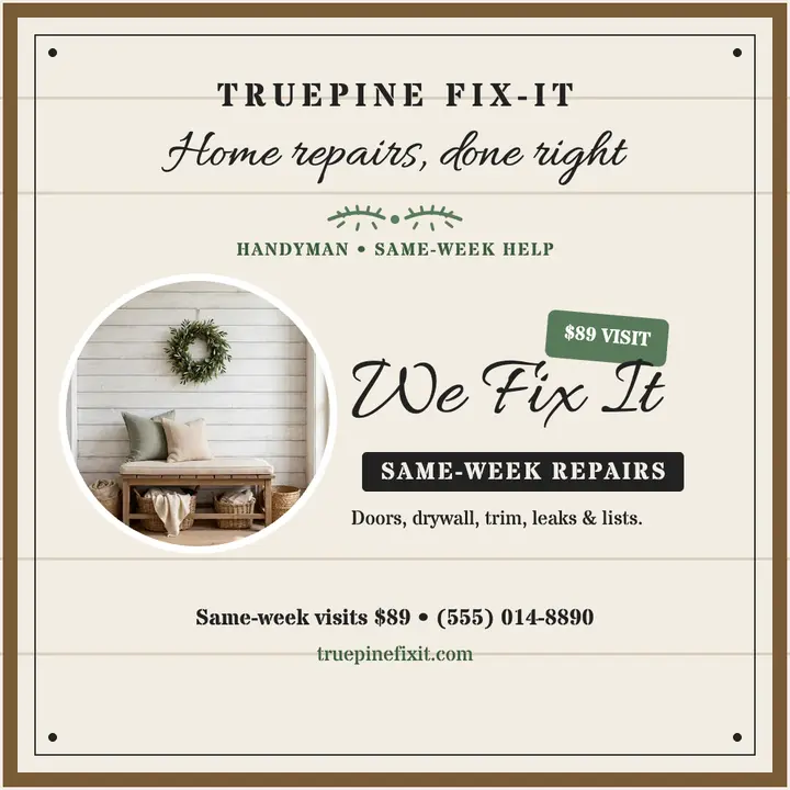 Truepine Fix-It farmhouse repair post template