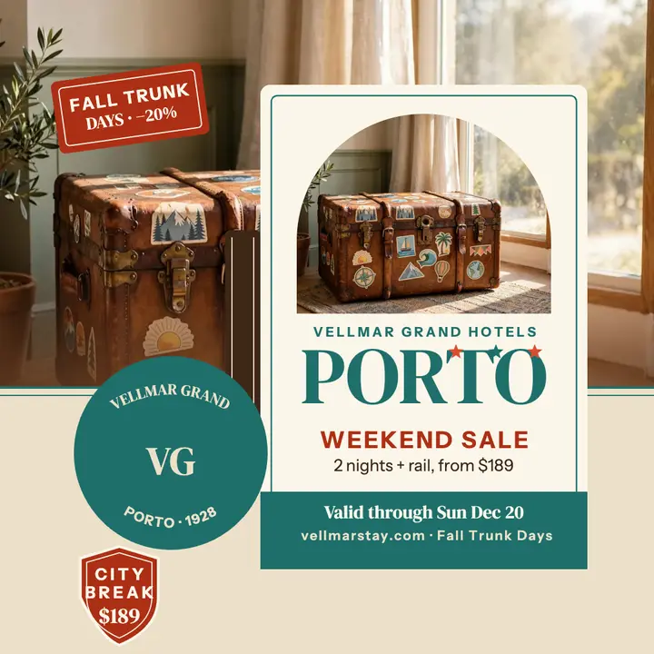 Vellmar trunk days Porto city break template