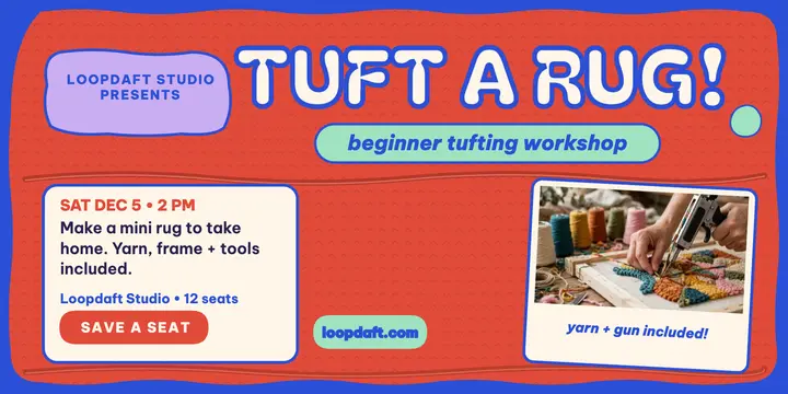 Tuft a Rug workshop post template