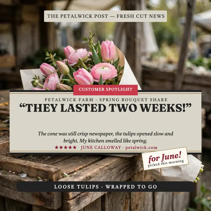 Petalwick tulip review spotlight template