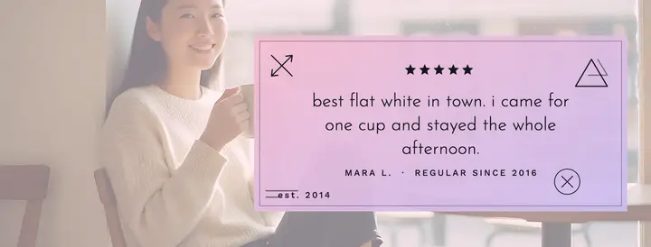 Dovecote Coffee review cover template