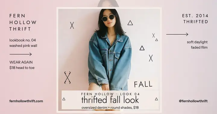 Fern Hollow Thrift fall look post template
