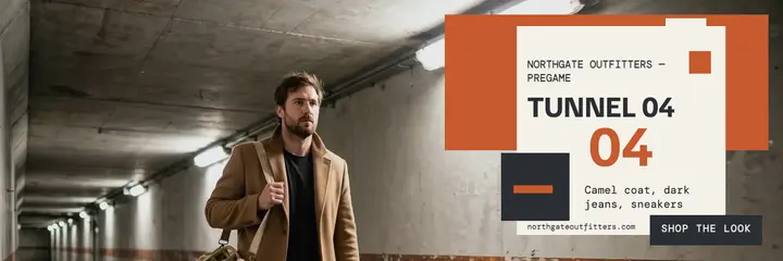 Northgate tunnel arrival menswear header template