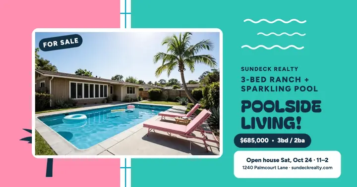 Sundeck Realty sunny pool ranch post template