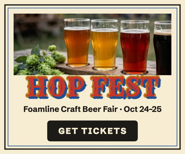 Foamline craft beer fair ad template