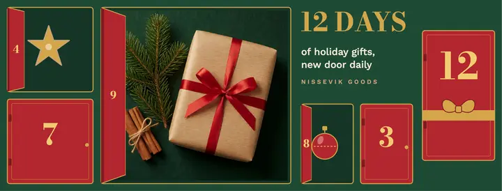 12 days of gifts advent cover: holiday countdown cover template