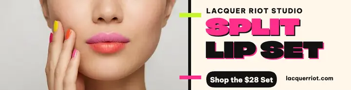 Lacquer Riot split lip nail billboard template