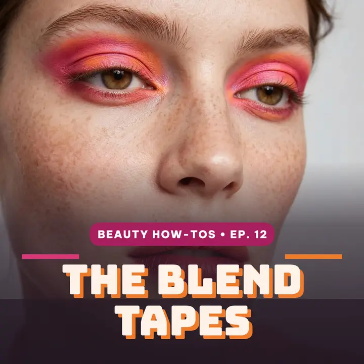 The Blend Tapes two-tone beauty cover template