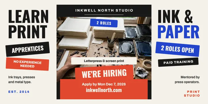 Inkwell North apprentice hiring post template
