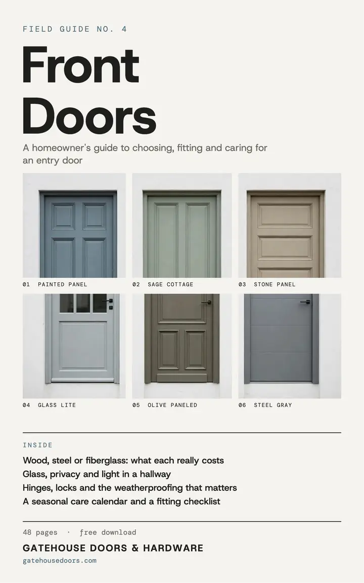 Front Doors field guide typology cover template