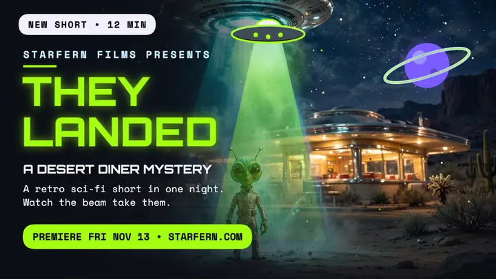 Starfern Films UFO beam thumbnail template
