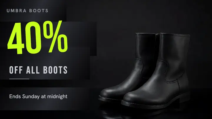 Umbra boots blackout sale template