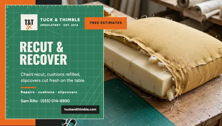 Tuck and Thimble cutting mat card template