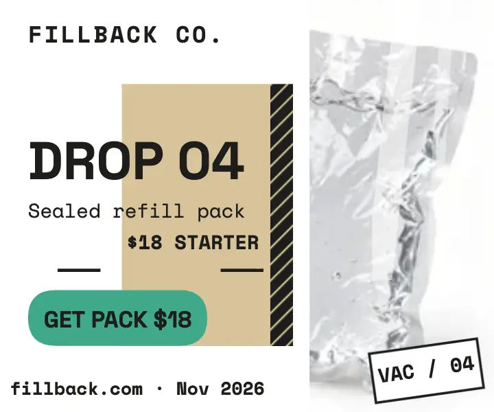 Fillback sealed cleaner starter drop ad template