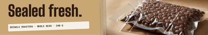 Vacuum sealed coffee page cover template