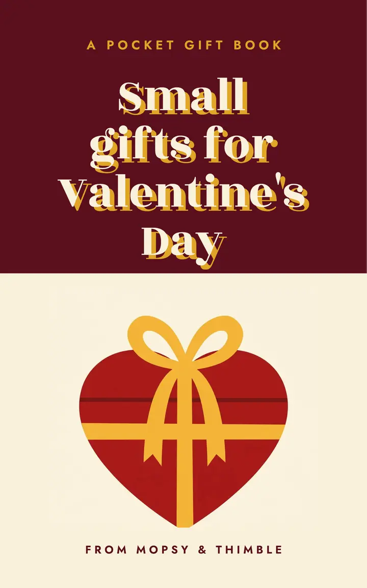 Valentine small gifts ebook cover template