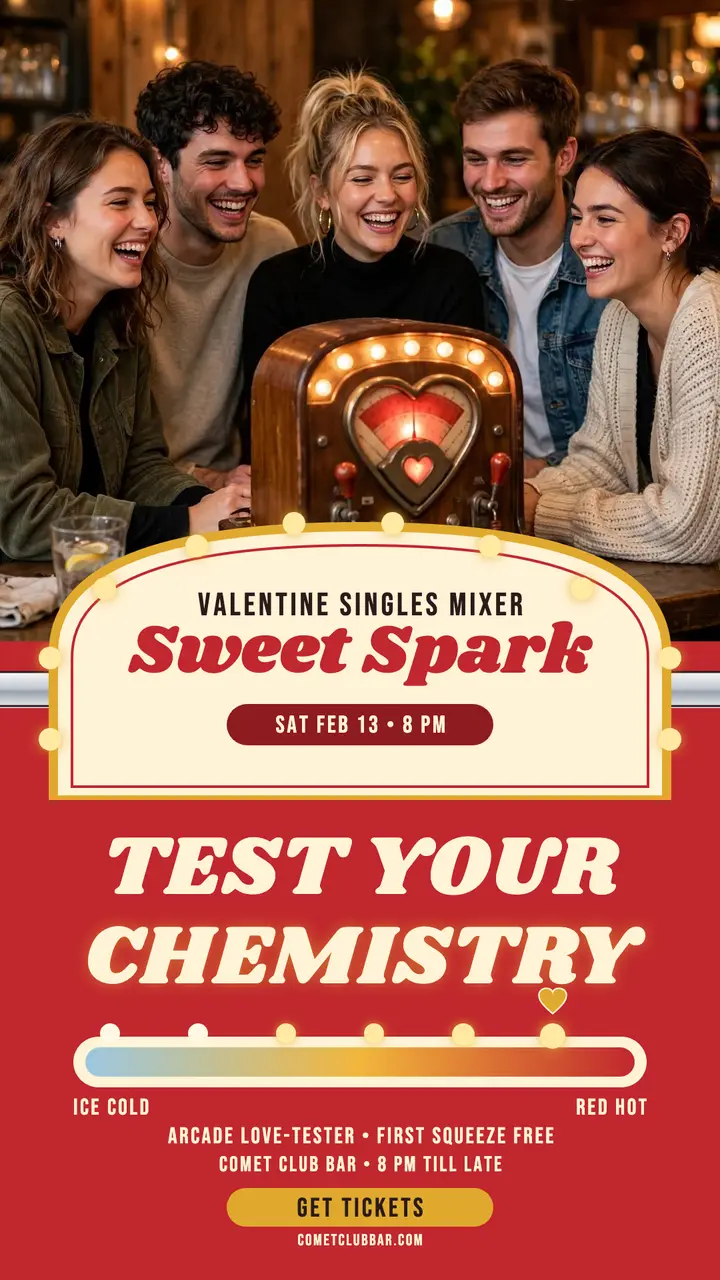 Sweet Spark Mixer love-tester story template