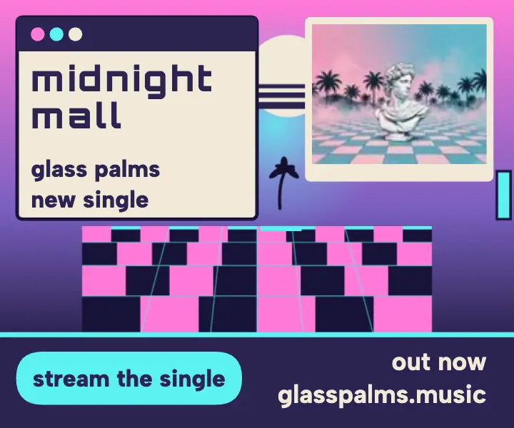 Glass Palms Midnight Mall single ad template