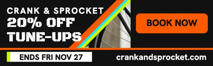 Crank and Sprocket bike sale mobile ad template