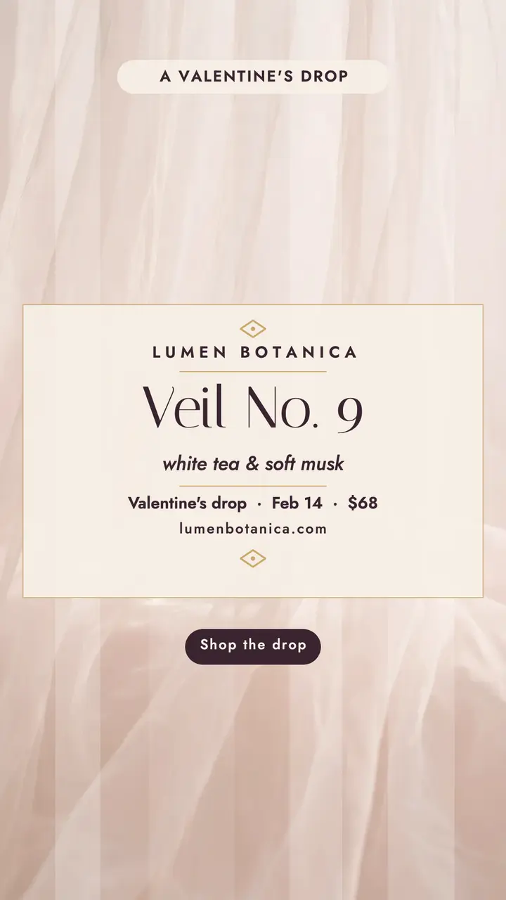 Veil No. 9 Valentine perfume launch story template