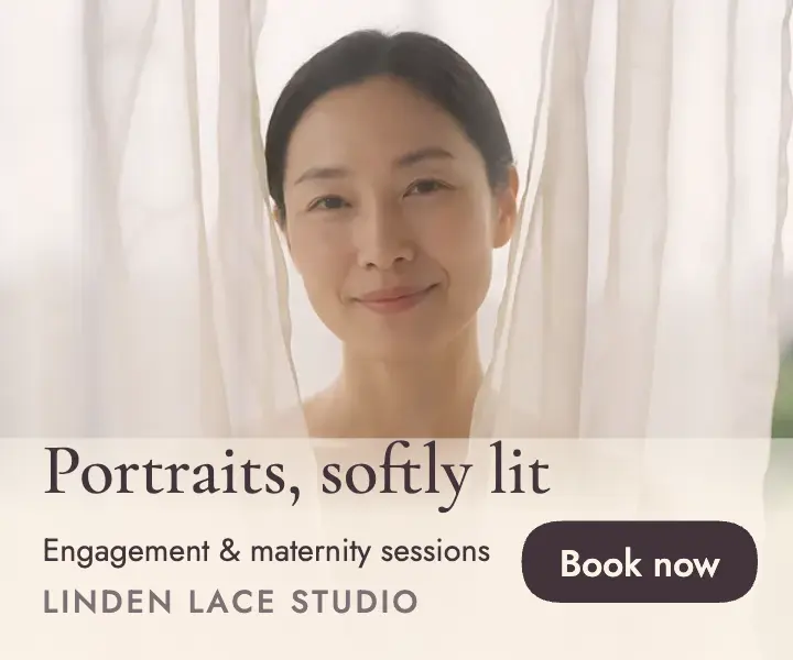 Linden Lace portrait session ad template