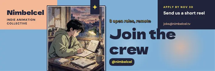 Nimbelcel animation collective hiring header template