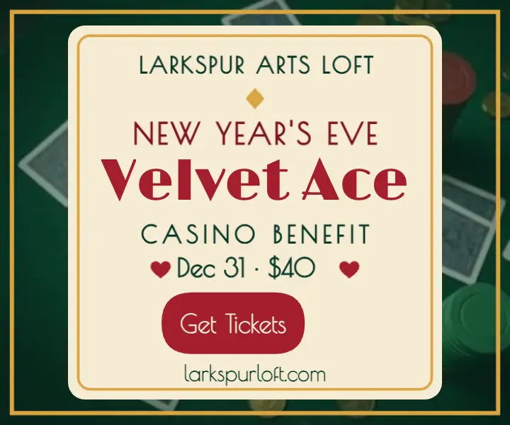 Velvet Ace New Year casino benefit ad template