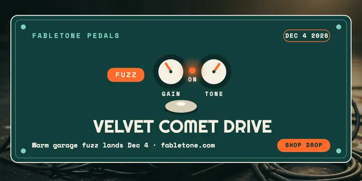 Velvet Comet Drive pedal launch post: pedal launch post template