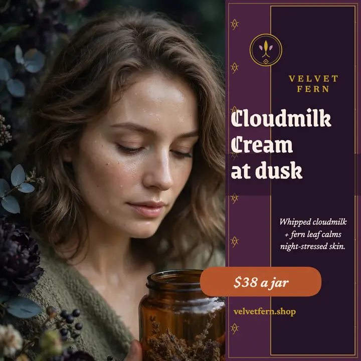 Velvet Fern Cloudmilk Cream boutique post template