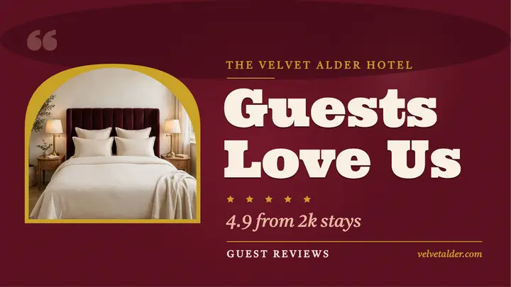 Velvet Alder hotel guest reviews thumbnail template