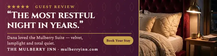 Mulberry Inn velvet review billboard template