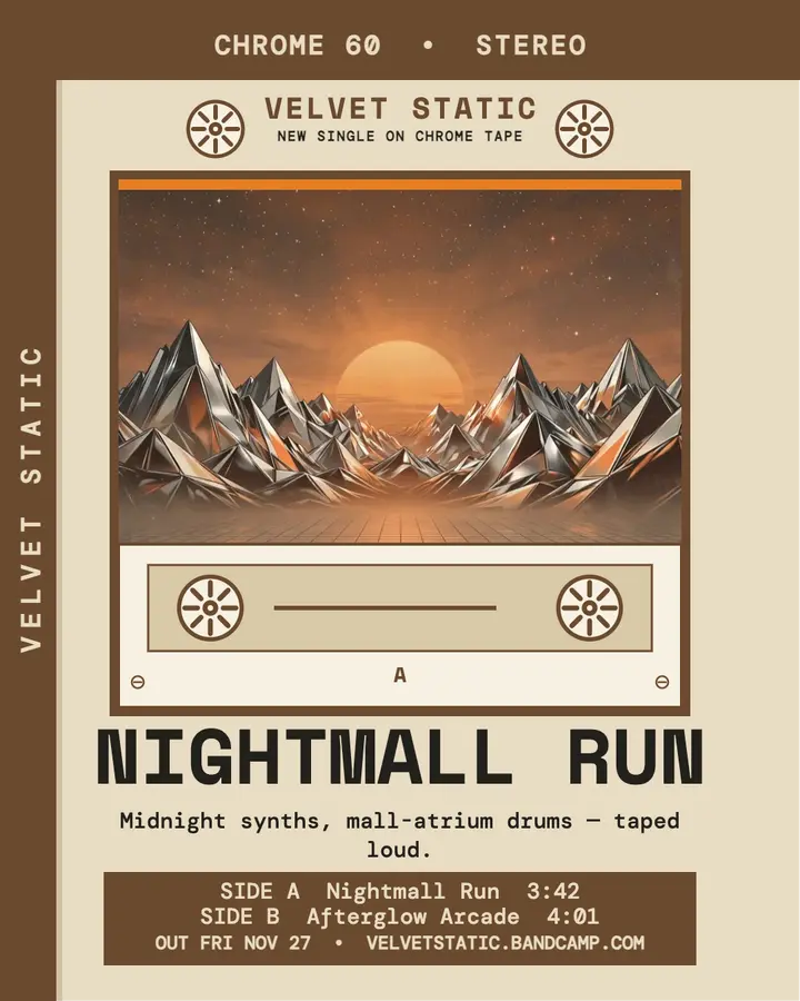Velvet Static cassette single post template