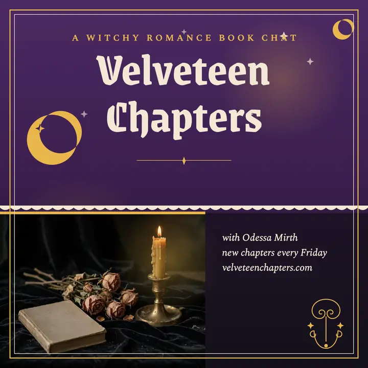 Velveteen Chapters witchy podcast cover template