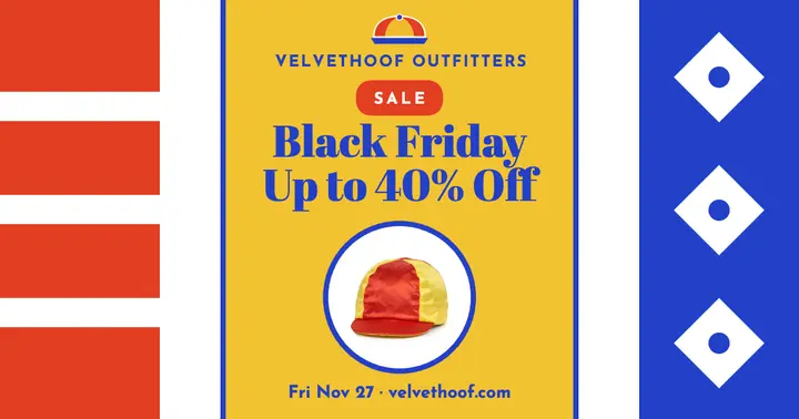 Velvethoof Black Friday sale post template