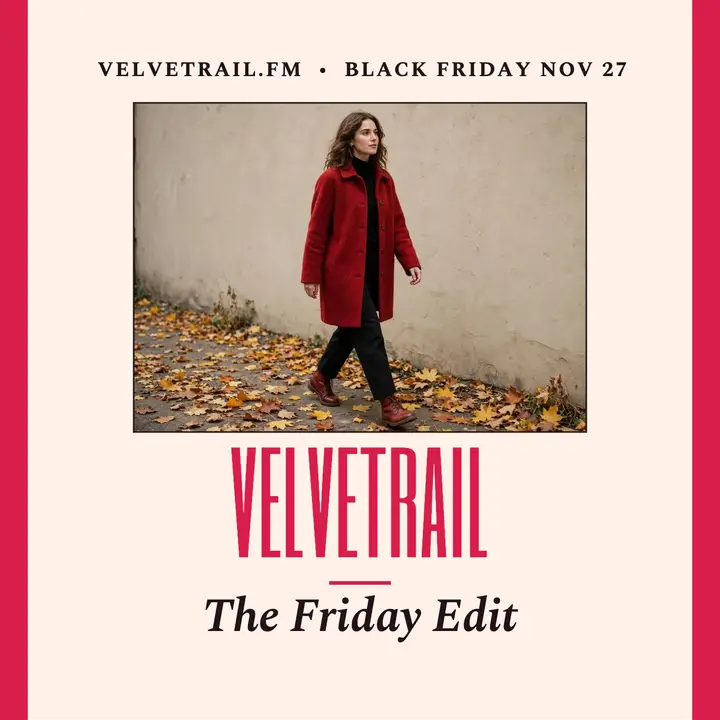 Velvetrail Friday Edit podcast cover template